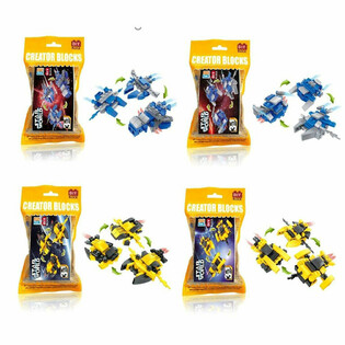 STAR WORLD - BOLSAS DE REGALO CON BLOQUES DE CONSTRUCCIÓN - (48 uds)