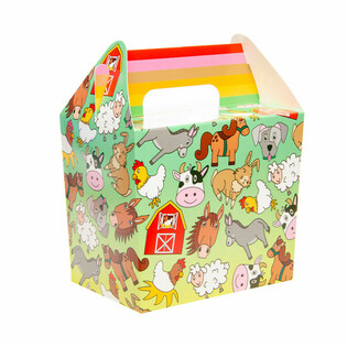 Cajas de Menú Granja / Cajitas para Regalos (12 uds.)