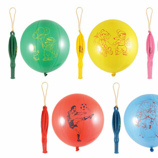 Pack de 5 Globos Punch (Globos de Rebote) con Smiley