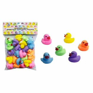 Patitos de goma pequeños de colores (24 uds.)