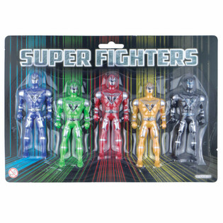 SUPER FIGHTERS - 5 Figuras de Acción en Blíster (6 uds.)