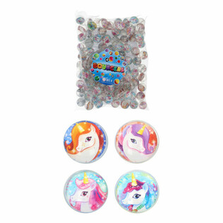 Pelotas Saltarinas Mix Unicornio Ø3,3 cm (100 uds.)