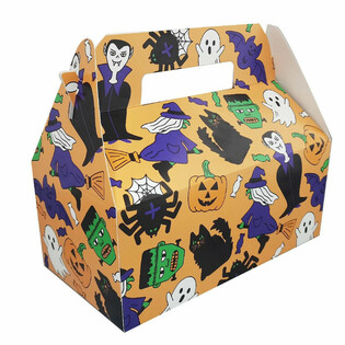 Caja de Men&uacute; Halloween - 22,5 x 12 x 9,5 cm (24 uds)