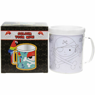 PIRATA - COLOREA TU PROPIO VASO (Pack de 2)