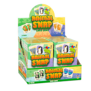 JUEGO DE CARTAS ANIMAL SNAP - JUEGO DE ANIMALES CON 36 CARTAS - EN EXPOSITOR (12 UDS.)