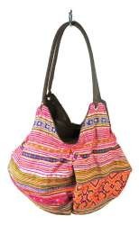 Ref: 97734D - Bolso de Hombro B-FAIR Pouche - Marrón/Arcoíris/Rosa (1 ud)