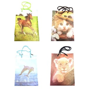 BOLSAS DE EMBALAJE MIX ANIMALES - 12x17.5 (12 uds)