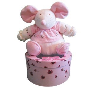 PELUCHE EN CAJA DE REGALO BABY BOW - MODELO 11
